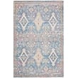 Safavieh Saffron 8' x 10' Hand Loomed Rug in Turquoise and Peach