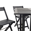 Safavieh Arvin 5 Piece Patio Dining Set in Black