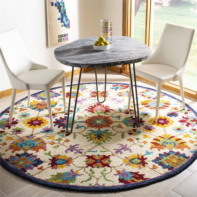 Safavieh Aspen 7' Round Hand Tufted Wool Rug
