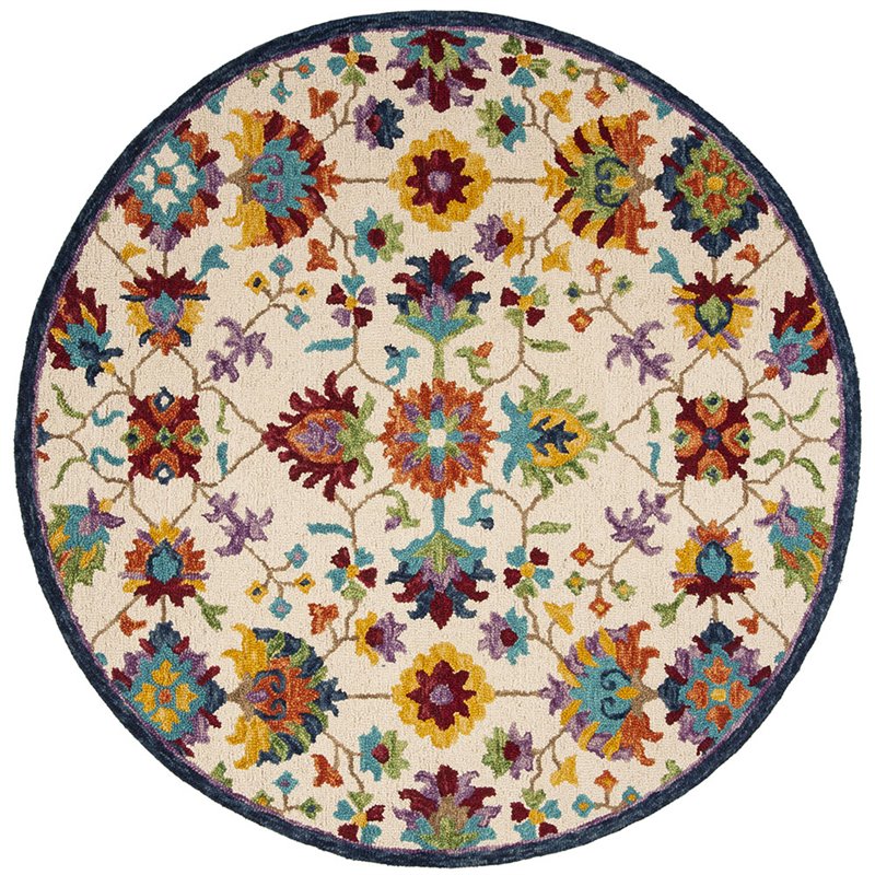 Safavieh Aspen 7' Round Hand Tufted Wool Rug