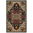 Safavieh Aspen 2' x 3' Hand Tufted Wool Rug in Charcoal and Cream