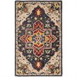 Safavieh Aspen 5' x 8' Hand Tufted Wool Rug in Charcoal and Cream