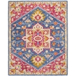 Safavieh Aspen 8' x 10' Hand Tufted Wool Rug in Navy and Fuchsia
