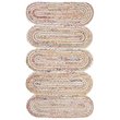 Safavieh Cape Cod 3' x 5' Hand Woven Jute Rug in Ivory and Natural