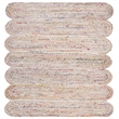 Safavieh Cape Cod 6' Square Hand Woven Jute Rug in Ivory and Natural