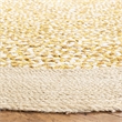 Safavieh Cape Cod 3' Round Hand Woven Jute Rug in Gold and Natural