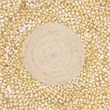 Safavieh Cape Cod 3' Round Hand Woven Jute Rug in Gold and Natural