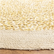 Safavieh Cape Cod 5' Round Hand Woven Jute Rug in Gold and Natural