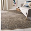 Safavieh Cape Cod 3' x 5' Hand Woven Jute Rug in Navy and Natural