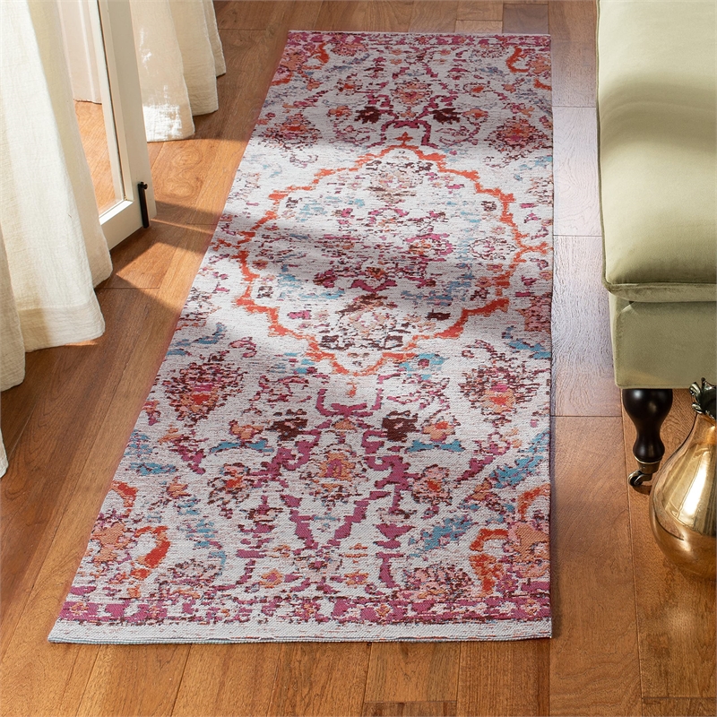 Safavieh Classic Vintage 5' x 8' Rug in Gray and Turquoise