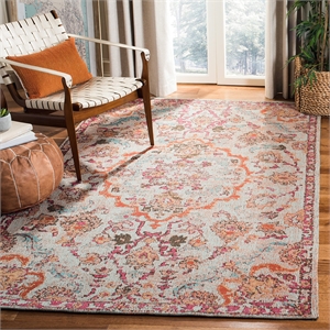 Safavieh Classic Vintage 4' x 6' Rug in Red and Beige