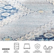Safavieh Madison 8' x 10' Rug in Blue and Cream