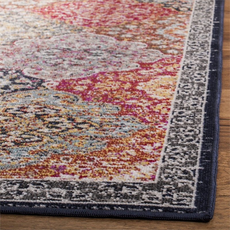 Safavieh Montage 8' x 10' Rug in Red and Aqua