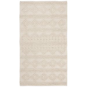 Safavieh Natura 2' x 3' Hand Woven Wool Rug in Ivory