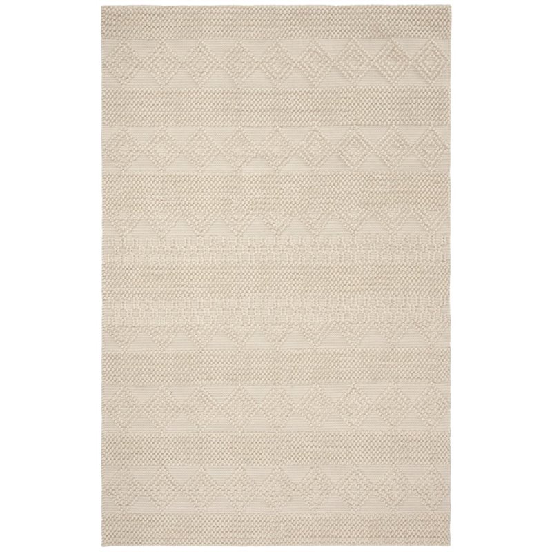 Safavieh Natura 5' x 8' Hand Woven Wool Rug in Ivory