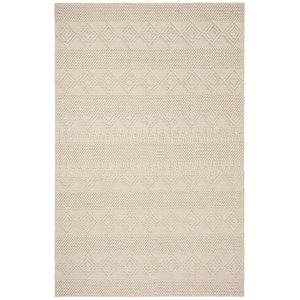 Safavieh Natura 5' x 8' Hand Woven Wool Rug in Ivory