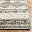 Safavieh Natura 5' x 8' Hand Woven Wool Rug in Ivory and Gray