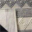 Safavieh Natura 2' x 3' Hand Woven Wool Rug in Gray and Ivory