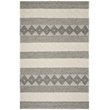 Safavieh Natura 4' x 6' Hand Woven Wool Rug in Gray and Ivory