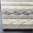 Safavieh Natura 5' x 8' Hand Woven Wool Rug in Gray and Ivory