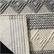 Safavieh Natura 6' Square Hand Woven Wool Rug in Gray and Ivory