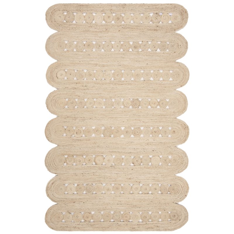 Safavieh Natural Fiber 5' x 8' Hand Woven Jute Rug in Ivory