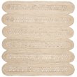 Safavieh Natural Fiber 6' Square Hand Woven Jute Rug in Ivory
