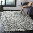 Safavieh Natural Fiber 3' x 5' Hand Woven Jute Rug in Blue and Ivory