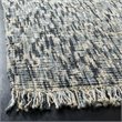 Safavieh Natural Fiber 3' x 5' Hand Woven Jute Rug in Blue and Ivory