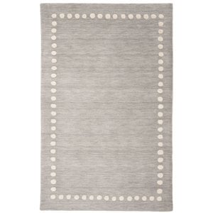 Safavieh 8' x 10' Hand Loomed Wool Rug in Gray and Ivory