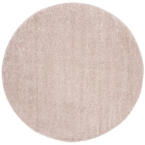 Safavieh Solo 6'7&quot Round Shag Rug in Beige