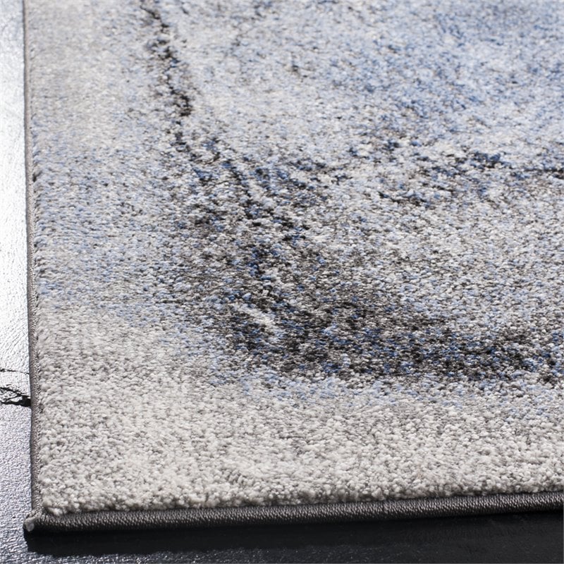Safavieh Spirit 4' x 6' Rug in Blue and Charcoal