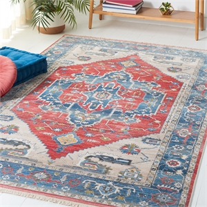 Safavieh Vintage 5' x 7'6&quot Rug in Red and Blue