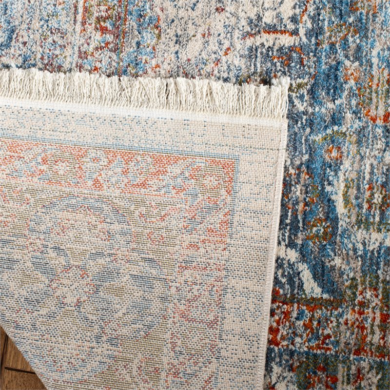 Safavieh Vintage 6' x 9' Rug in Beige and Blue
