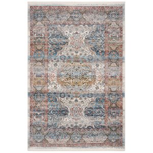 Safavieh Vintage 6' x 9' Rug in Beige and Blue