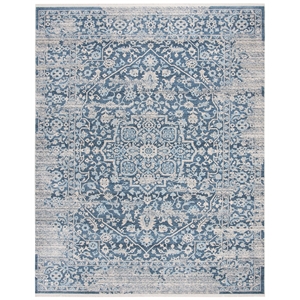 Safavieh Vintage 9' x 11'7&quot Rug in Blue and Ivory