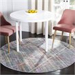 Safavieh Windsor 6' Round Rug in Ivory and Aqua