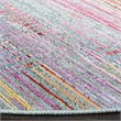 Safavieh Windsor 6' Round Rug in Aqua and Dark Pink