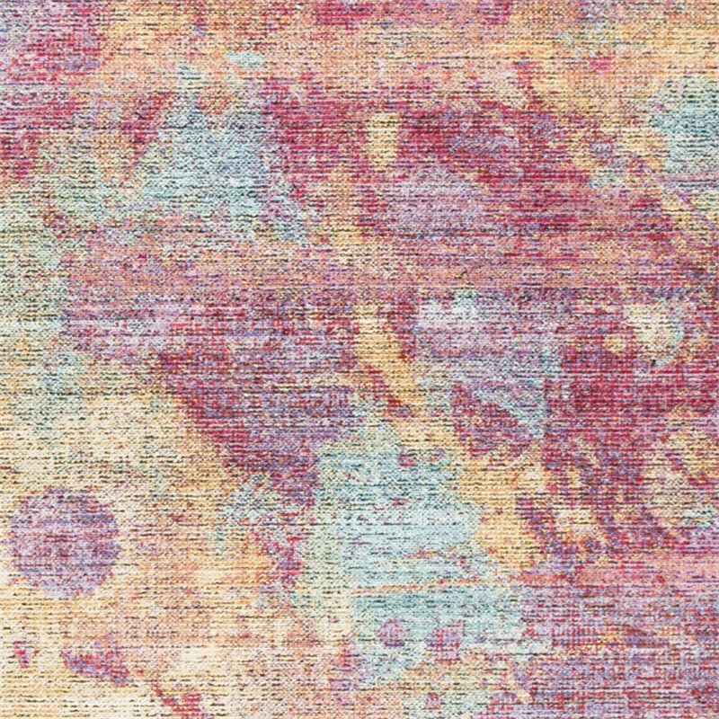 Safavieh Windsor 9' x 13' Rug in Fuchsia and Turquoise