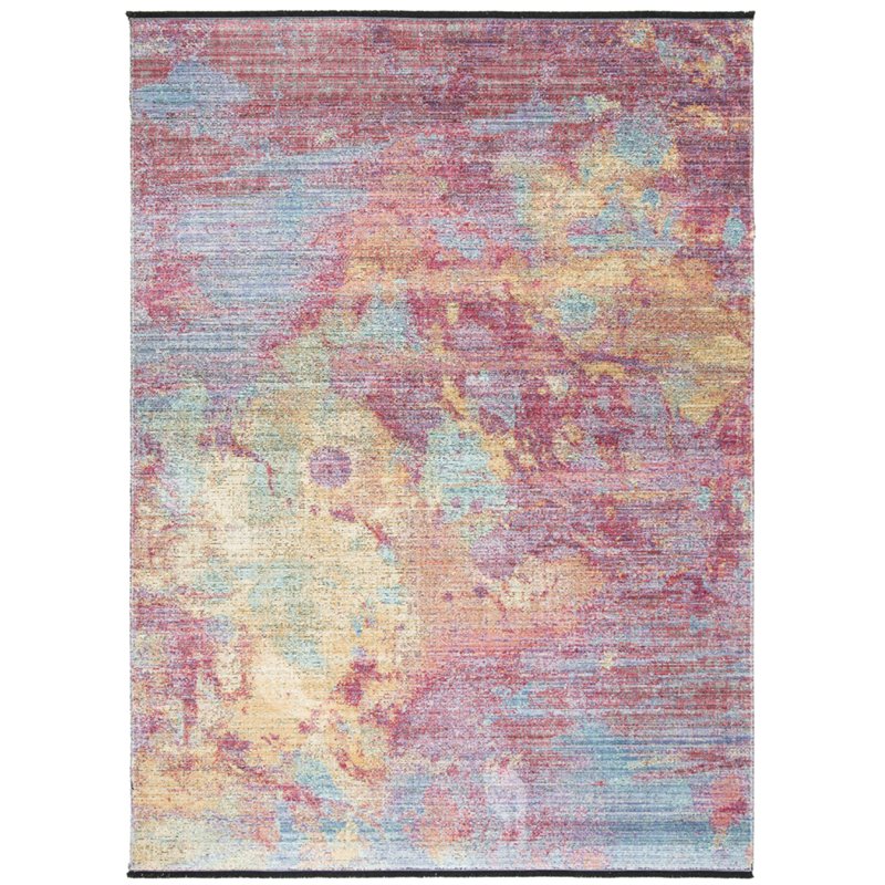 Safavieh Windsor 9' x 13' Rug in Fuchsia and Turquoise
