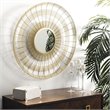 Safavieh Acton Decorative Mirror in Shiny Brass
