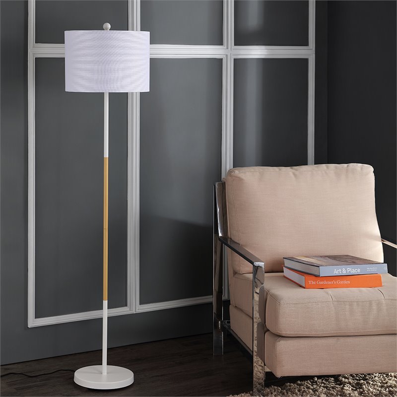 Safavieh Melrose Floor Lamp in White