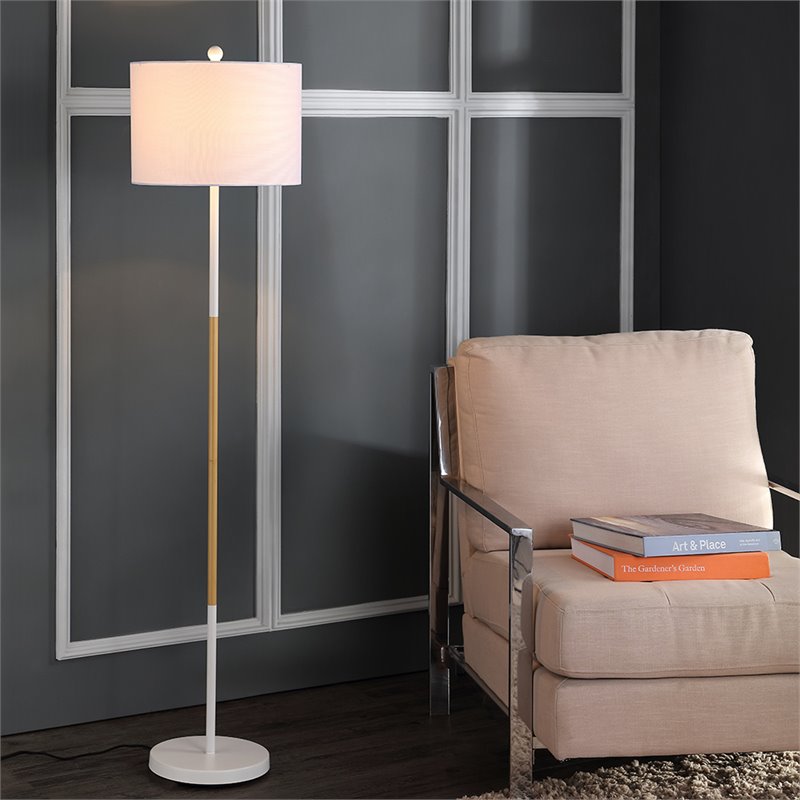 Safavieh Melrose Floor Lamp in White