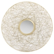 Safavieh Harner Decorative Mirror in Shiny Brass