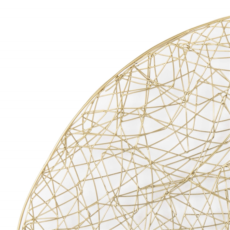 Safavieh Harner Decorative Mirror in Shiny Brass