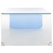 Safavieh Crysta Ombre Glass Coffee Table in Blue
