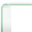 Safavieh Crysta Ombre Glass Coffee Table in Blue