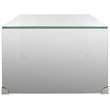 Safavieh Crysta Ombre Glass Coffee Table in White