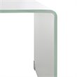 Safavieh Crysta Ombre Glass Coffee Table in White