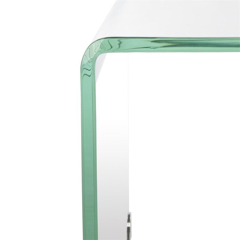 Safavieh Crysta Ombre Glass Coffee Table in White